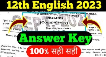 12th English Answer key Monthly Exam 2023